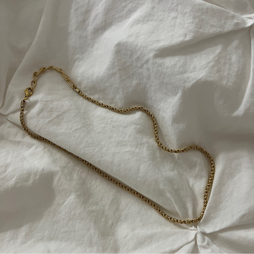 MASLO Gold Rope Necklace